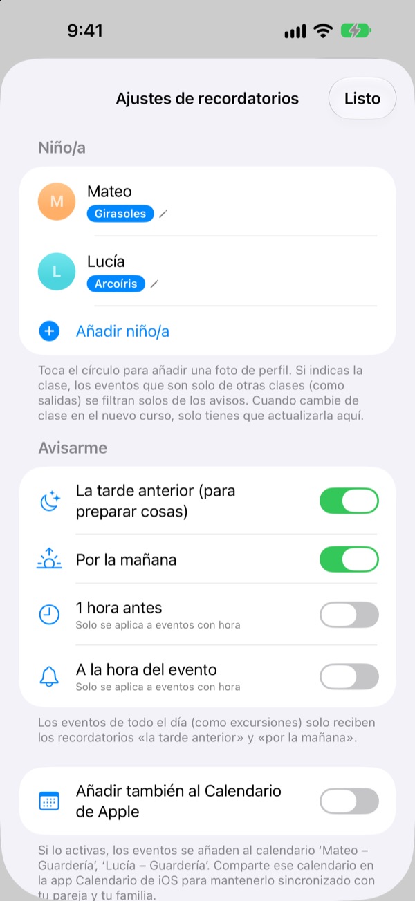 La noche antes, te avisa