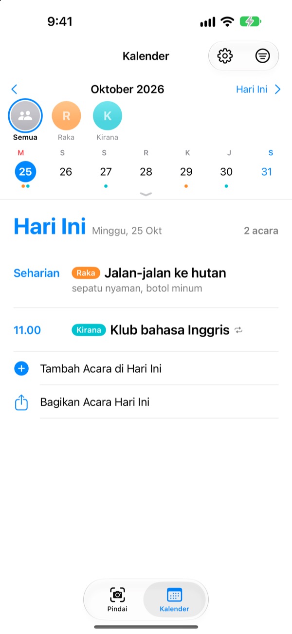 Anak lebih dari satu, sekeluarga ikut lihat