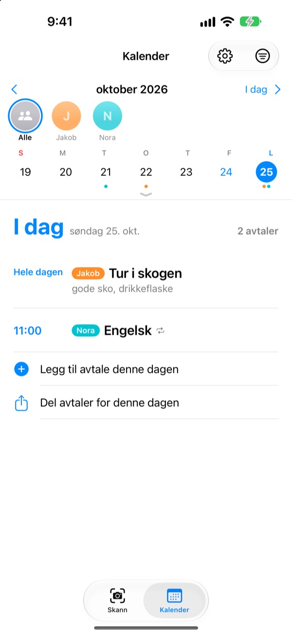 Flere barn og hele familien
