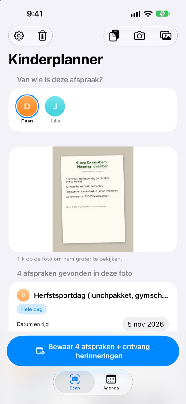 Eén foto is genoeg. Wij geven een seintje.