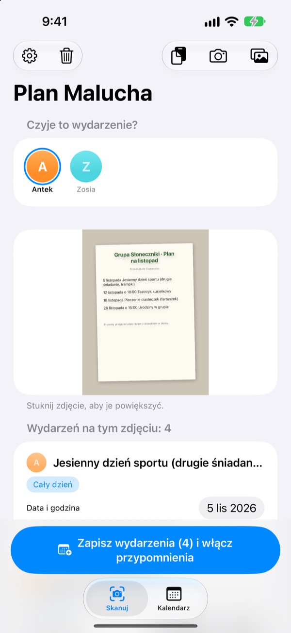 Wystarczy zdjęcie. O pakowaniu przypomnimy.