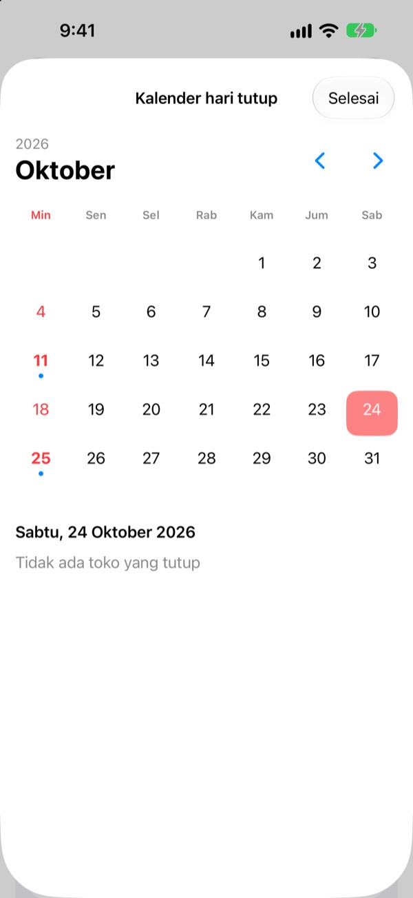 Pengingat dan widget supaya tak lupa