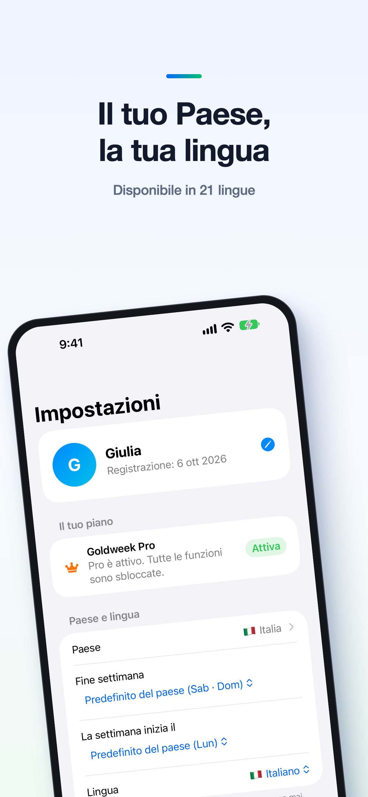 Screenshot di Goldweek